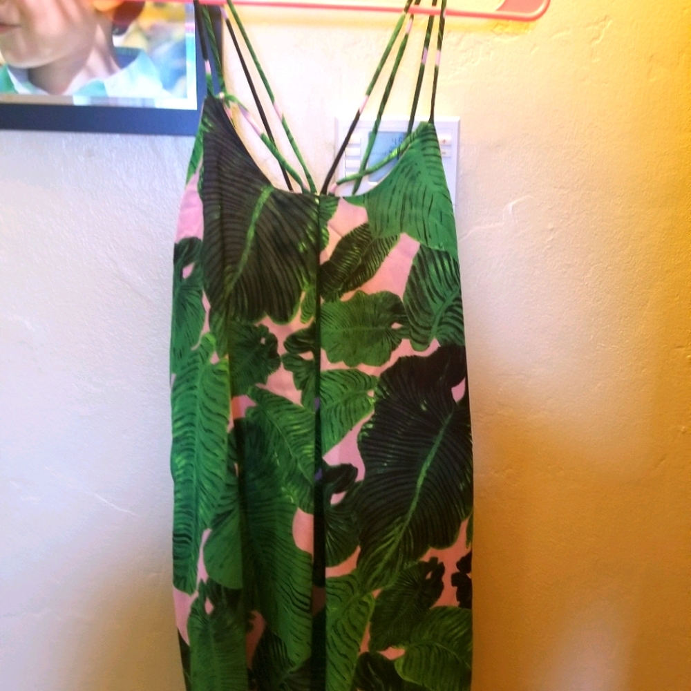 Hawaiian print dress